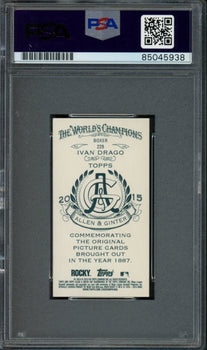 Dolph Lundgren Autographed 2015 Topps Allen Ginter #229 Psa/Dna Gem Mint 10