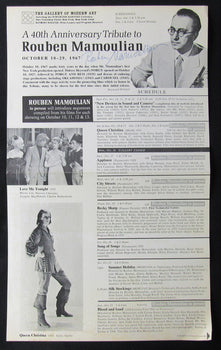 Rouben Mamoulian Director Autographed Magazine