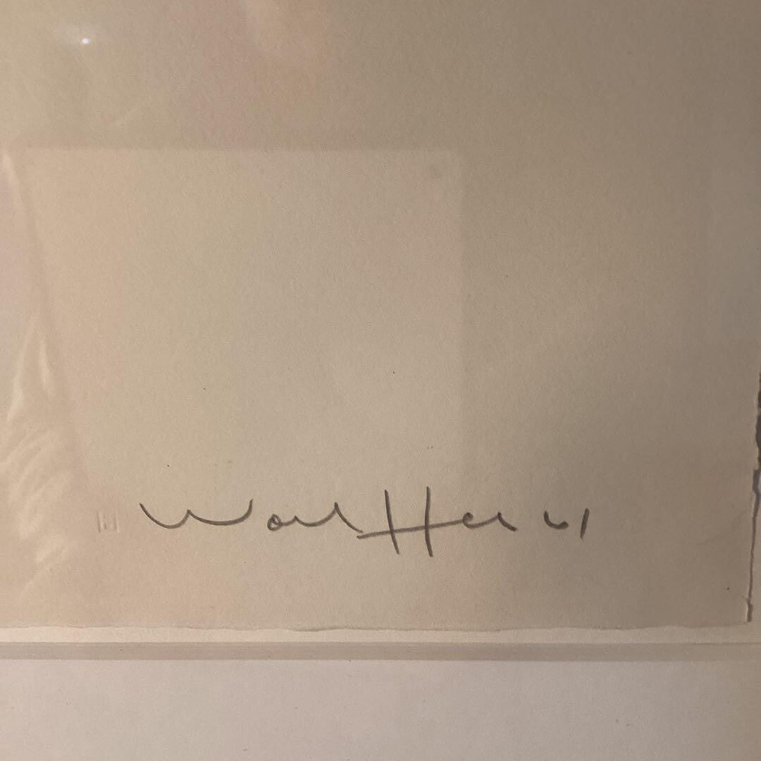 Emerson Woelffer (American) Ed20 Signed Original Lithograph 1961 Numbered Framed