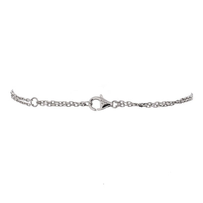 Cartier 2 Diamonds Love Bracelet 18K White Gold With Diamonds