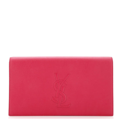 Saint Laurent Belle De Jour Clutch Leather Large