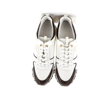 Louis Vuitton Women'S Run Away Sneakers Mesh With Monogram Canvas And Leather