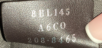 Fendi By The Way Satchel Leather With Zucca Embossed Detail Mini