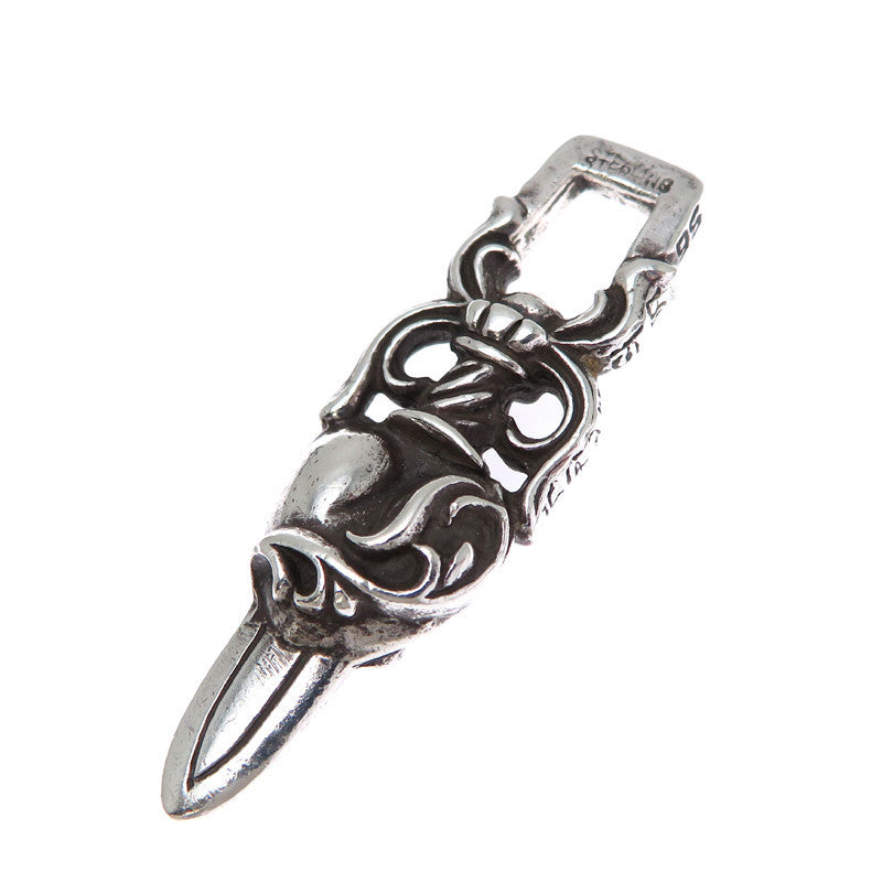 Chrome Hearts *Dagger heart with invoice Pendant