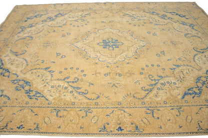 Antique Distressed Oriental Rug 9X12 Ft
