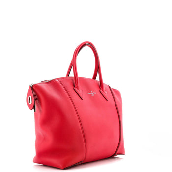 Louis Vuitton Soft Lockit Handbag Leather Mm