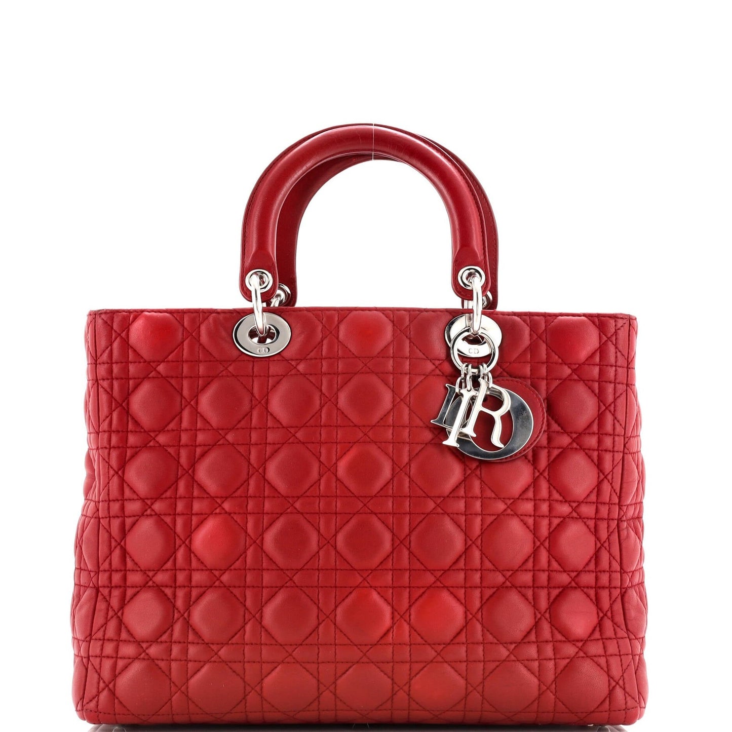 Christian Dior Lady Dior Bag Cannage Quilt Lambskin Large