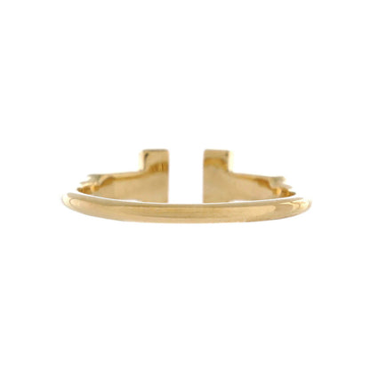 Tiffany & Co. T Wire Ring 18K Yellow Gold With Diamonds