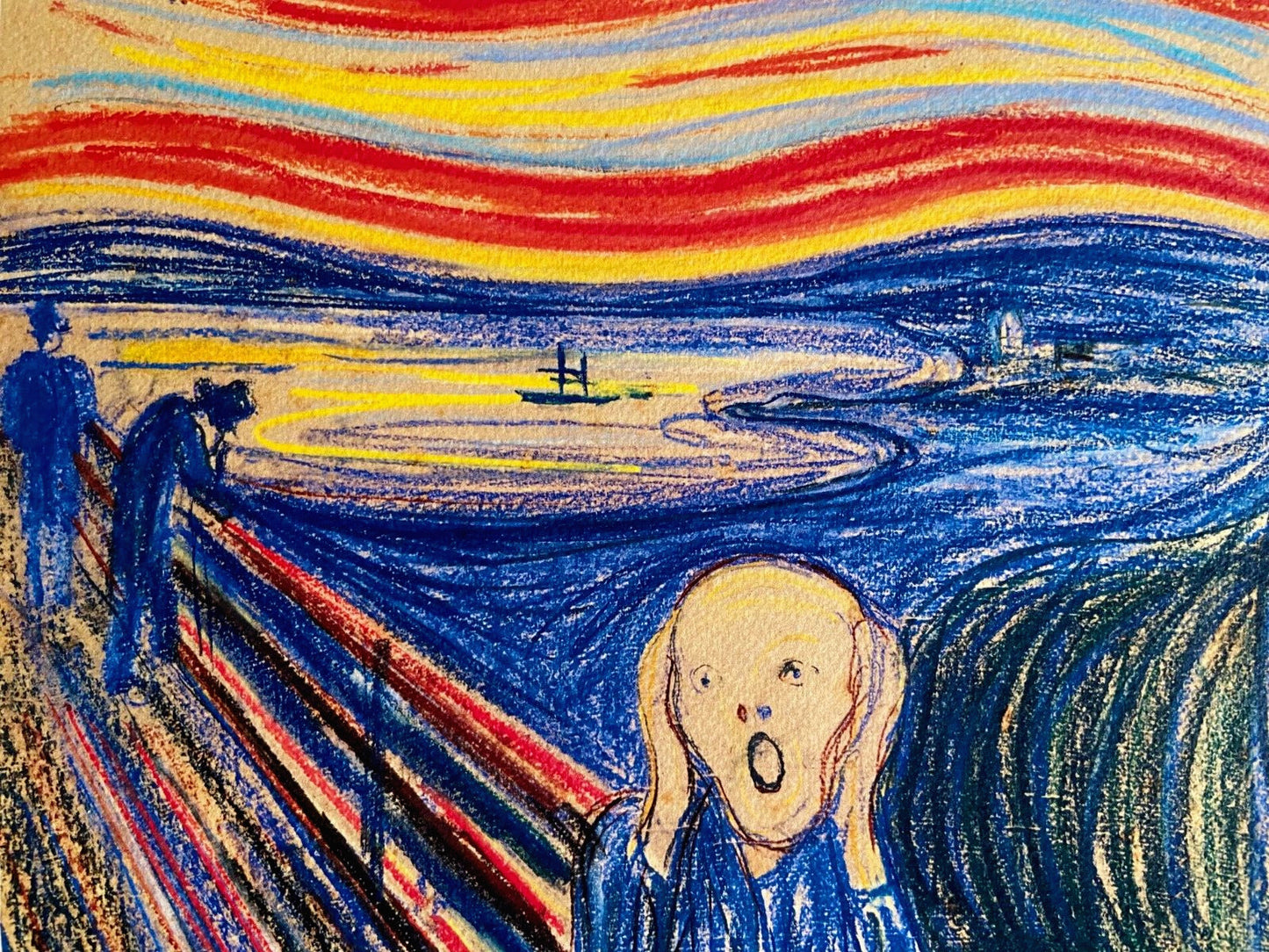 Edvard Munch Museum 'Scream' Lithograph Coa
