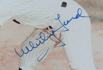 Whitey Ford Hof Signed/Auto 8X10 Photo New York Yankees Framed Jsa 190856