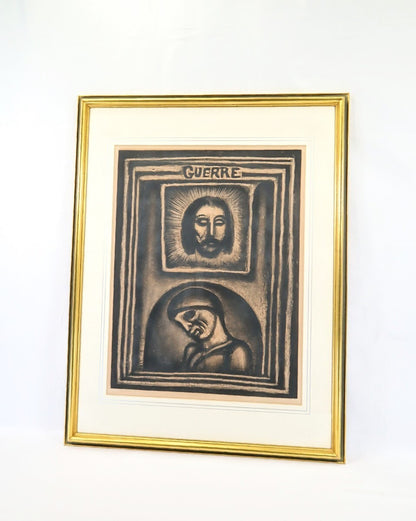 Georges Rouault Les Ruines Elles-Mmes Ont Pri 1926 Original Etching Framed