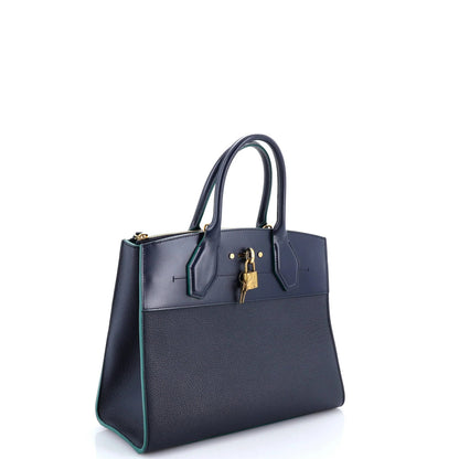 Louis Vuitton City Steamer Handbag Leather Mm