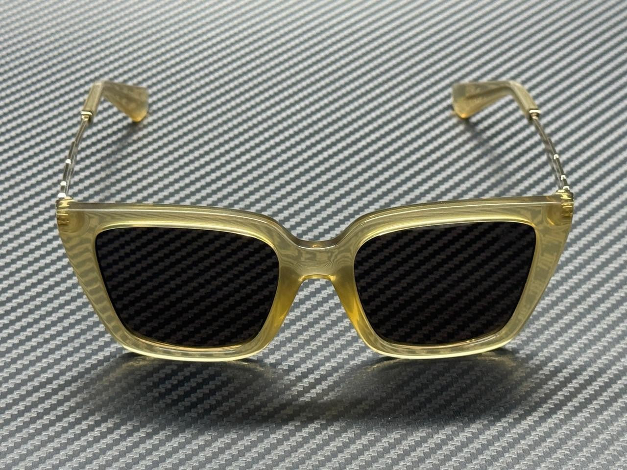 BURBERRY BE4473U 419873 Yellow Dark Brown Women's 52 mm Sunglasses