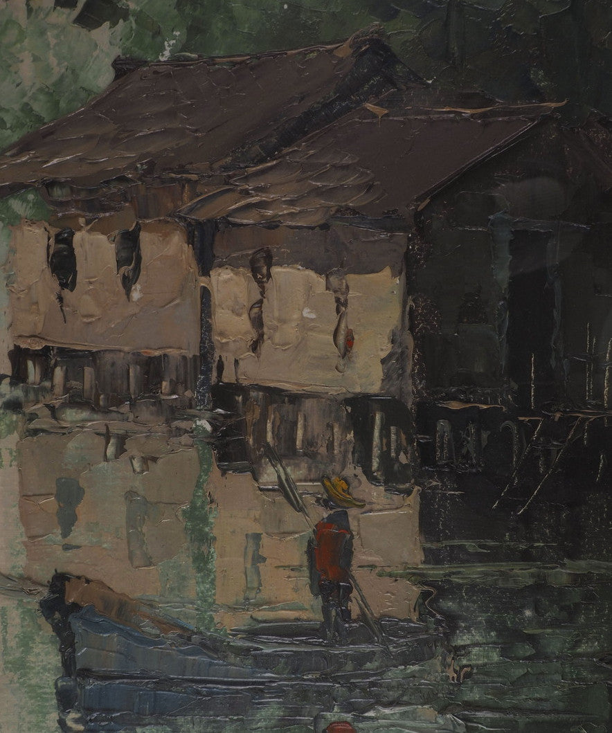 Pablo Matania (Brazilian) Original Painting Oil Canvas Signed Framed Landscape