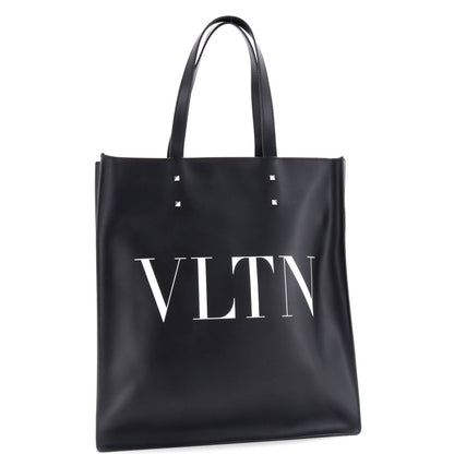 Valentino Garavani Vltn Rockstud Shopping Tote Printed Leather Tall