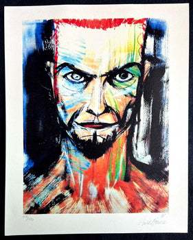David Bowie Lithograph Coa Signed Op Numbered