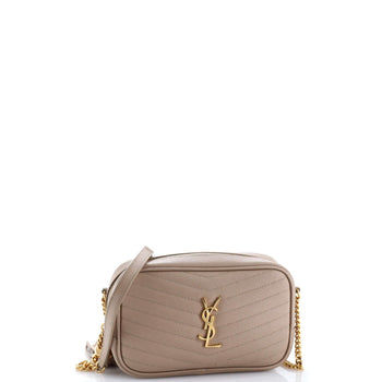 Saint Laurent Loulou Crossbody Bag Matelasse Chevron Leather Mini