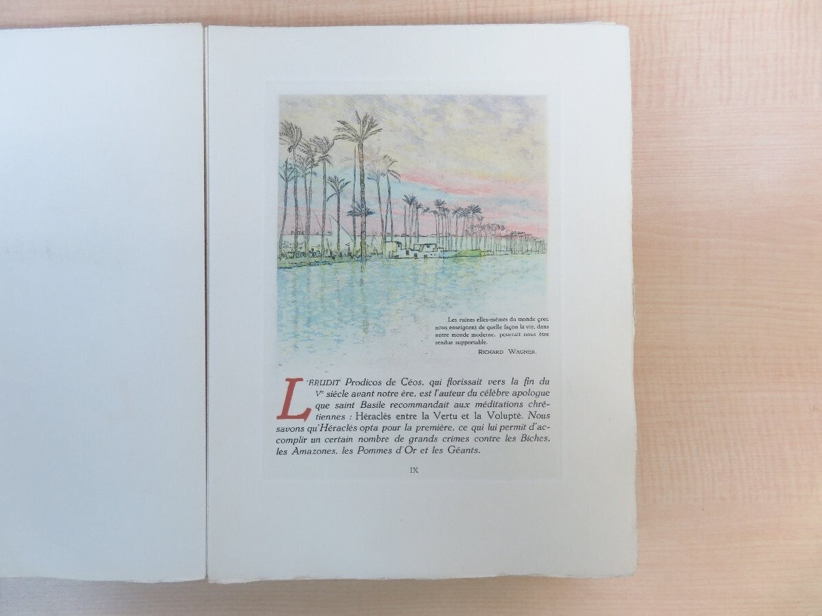 Aphrodite By Pierre Lous With 16 Original Color Etchings By Edouard Chimot