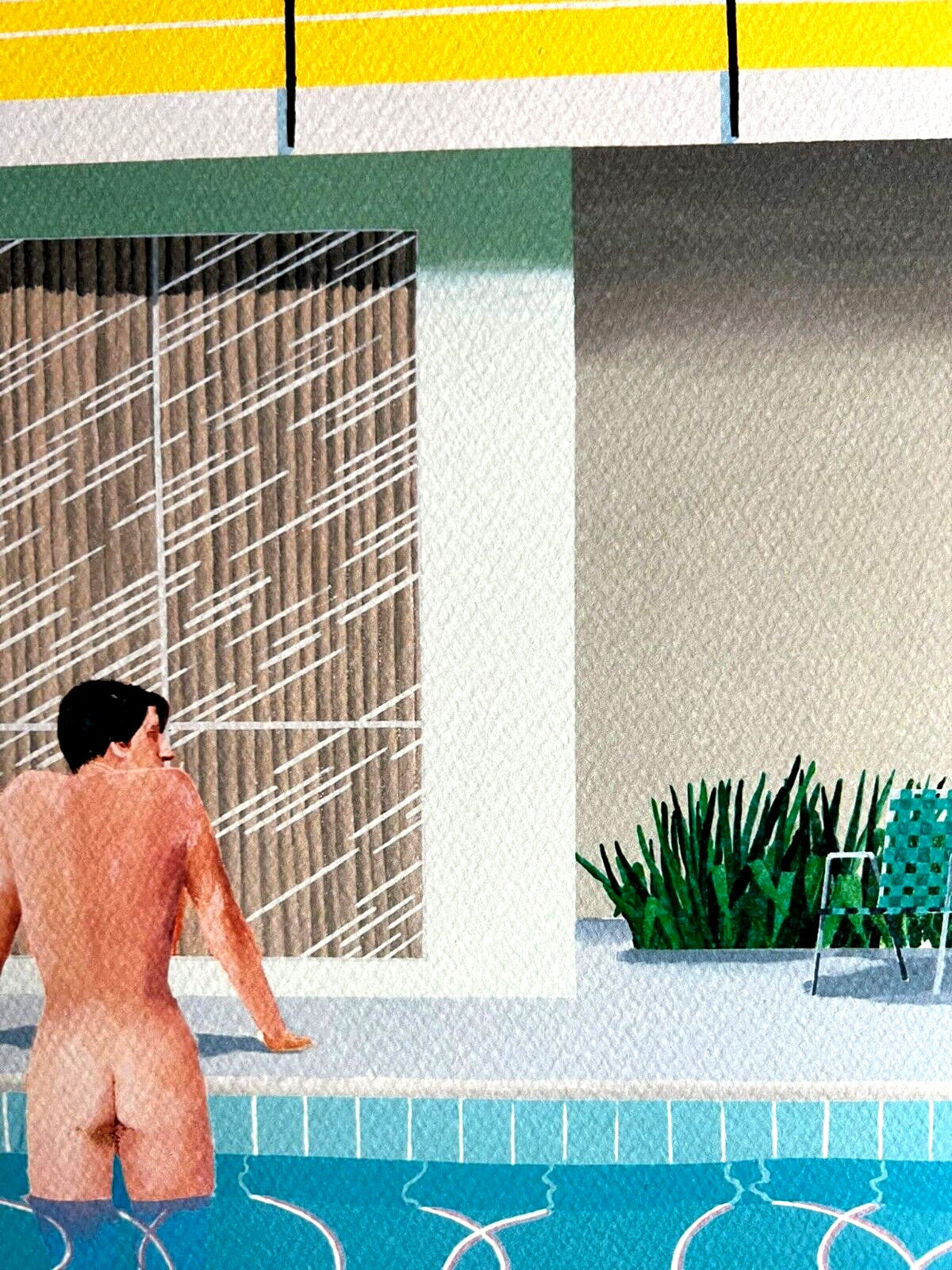 David Hockney - Lithograph Coa Original Signed Numbered By Hand Limited