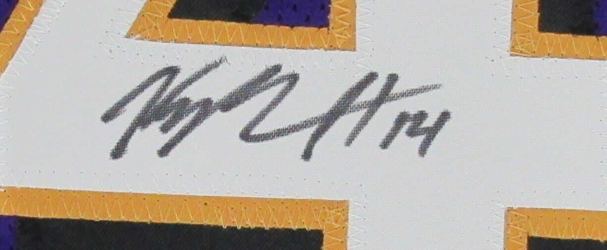 Kyle Hamilton Autographed Purple Football Jersey Baltimore Ravens Beckett 171407