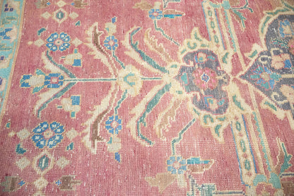 Muted floral classic oriental wool rug for dining room 9x12 ft carpet
