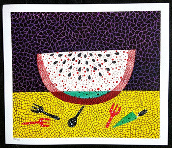 Yayoi Kusama Lithograph Mori Art Museum Coa Hand Numbered 200