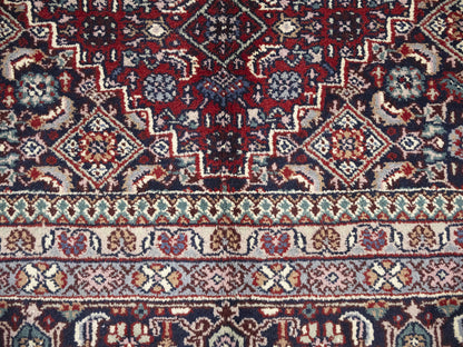 Floral Tribal Indo-Bidjar Oriental Wool Rug
