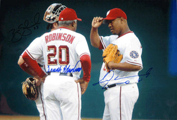 Schneider Robinson & Hernandez Autographed