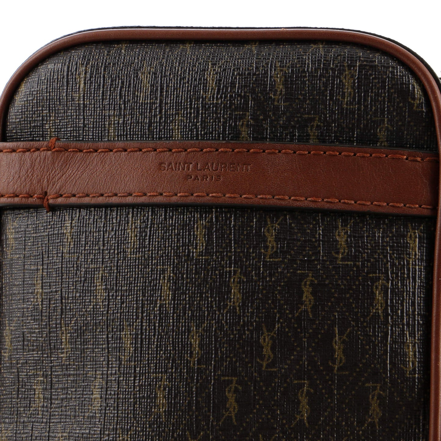 Canvas Saint Laurent Le Monogramme Crossbody Pouch Monogram All Over Coated
