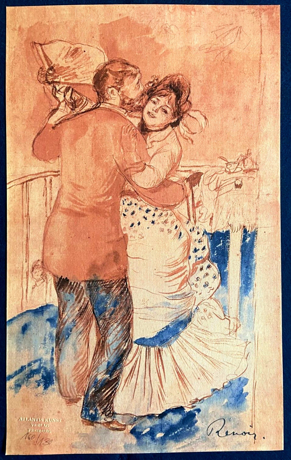 Pierre-Auguste Renoir Lithograph Coa Signed Numbered