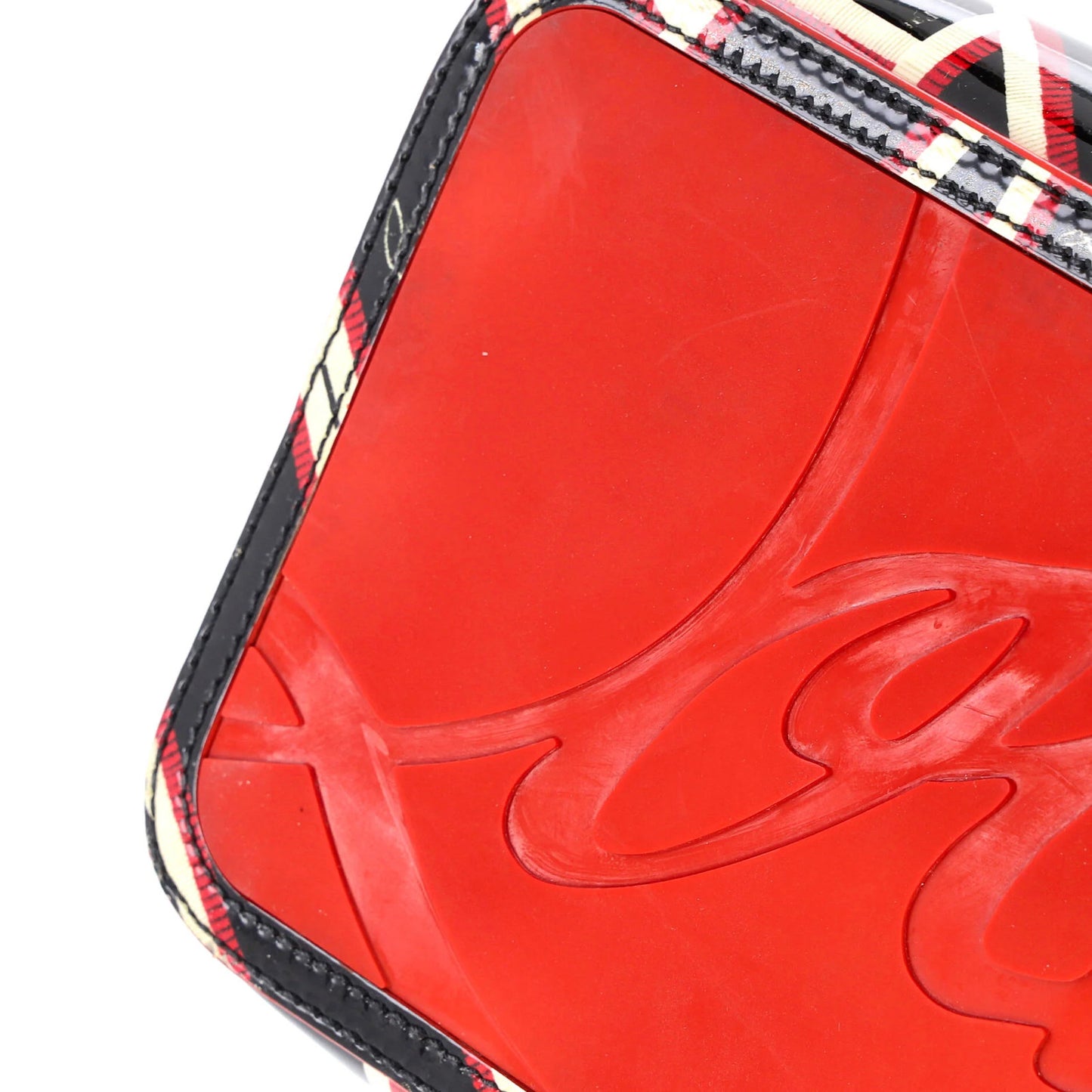 Christian Louboutin Cabata East West Tote Printed Patent Large