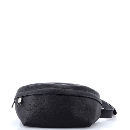 Gucci Logo Belt Bag Leather With Gg Coated Canvas