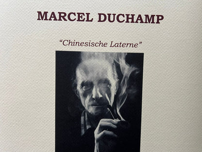 Marcel Duchamp Lithograph Coa Signed In Pen