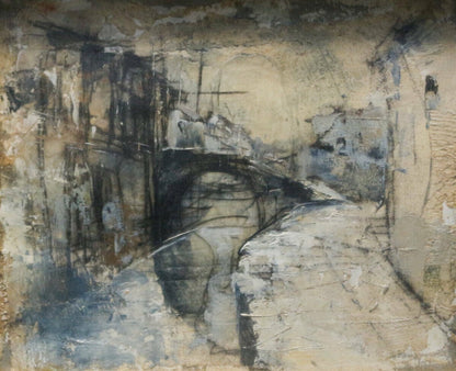 Suzhou - Cai Guohua ( CHINA) Signed Original Painting Oil on Canvas Framed