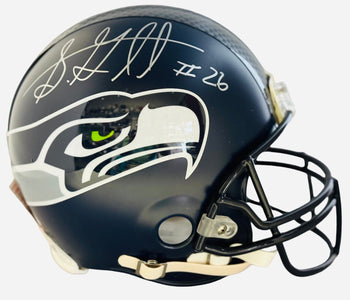 Shaquem & Shaquill Griffin Autographed Seahawks Full Size Helmet (Jsa)