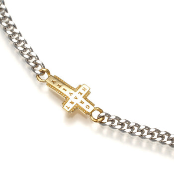 SYMPATHY OF SOUL Anklet Gravity Cross Heart 18K