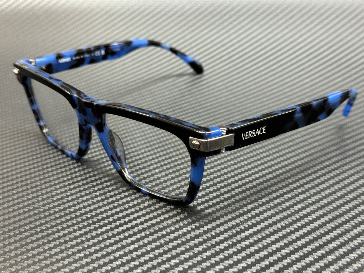 VERSACE VE3354 5460 Blue Havana Men's 55 mm