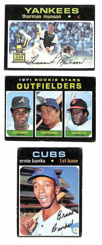 1971 Topps Baseball Card Complete Set (1-752)