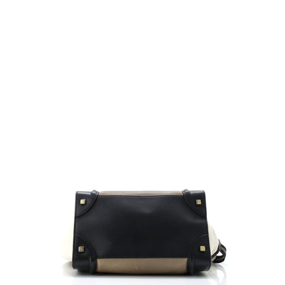 Celine Tricolor Luggage Bag Leather Mini