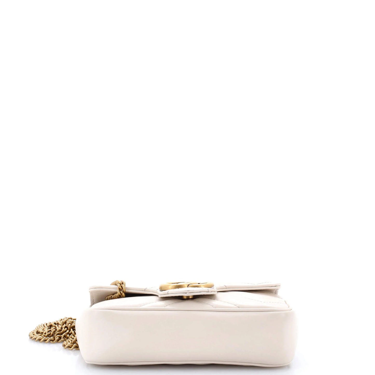 Gucci Gg Marmont Flap Bag Matelasse Leather Super Mini