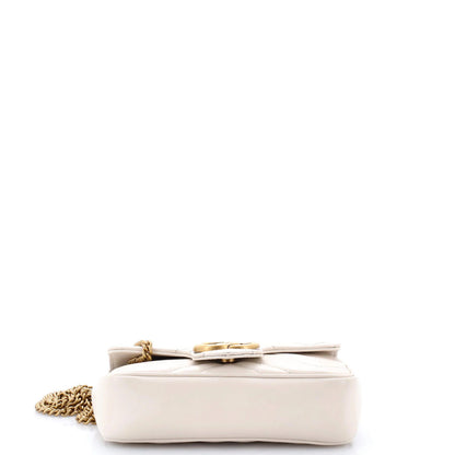 Gucci Gg Marmont Flap Bag Matelasse Leather Super Mini