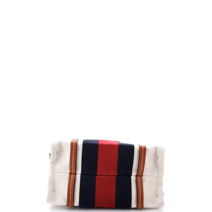 Gucci Interlocking G Web Tote Canvas Mini