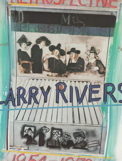 Larry Rivers Retrospective " Offset Lithograph Pop Art