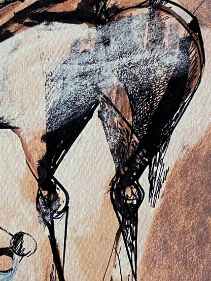 Marino Marini Lithograph Coa - Hand Numbered 175Ex Signature Stamp