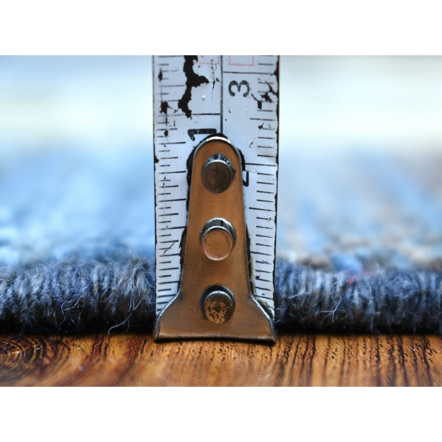 3'1"X5' Black Afghan Kashkuli Gabbeh Hand Knotted Pure Wool Oriental Rug