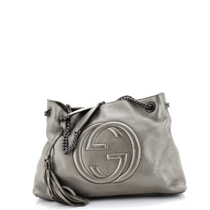 Gucci Soho Chain Strap Shoulder Bag Leather Medium