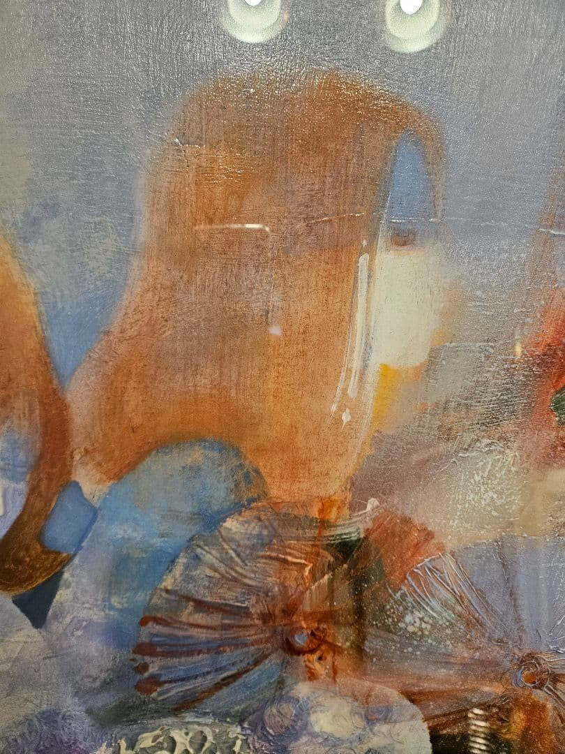 Oil Painting Woman Flowers Daniel Gelis Contemporary Art 80cm