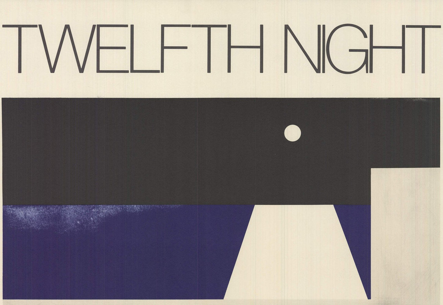 Donald Sultan Twelfth Night Signed " Lithograph