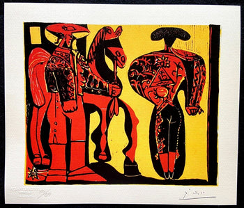 Pablo Picasso.  Signed Lithograph COA Numbered By