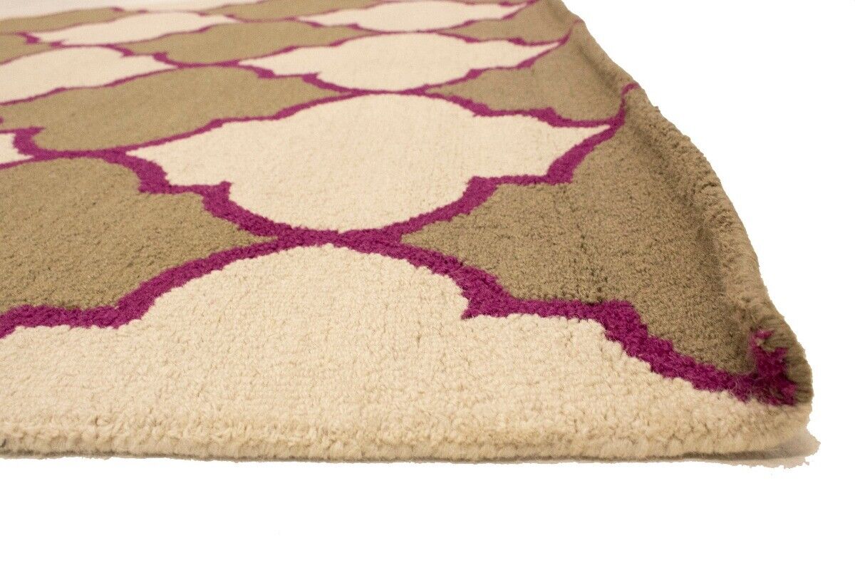 Trellis Design Multicolored 5X8 Modern Rug